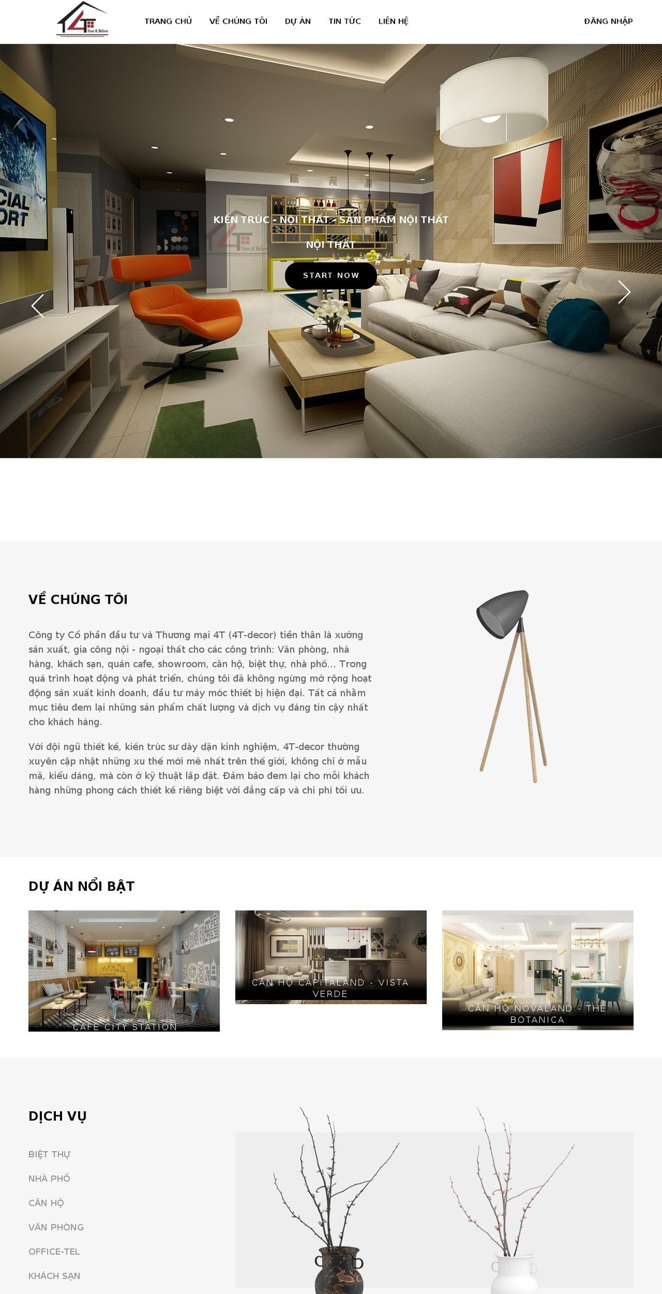 4tdecor.com — Shopify storefront screenshot