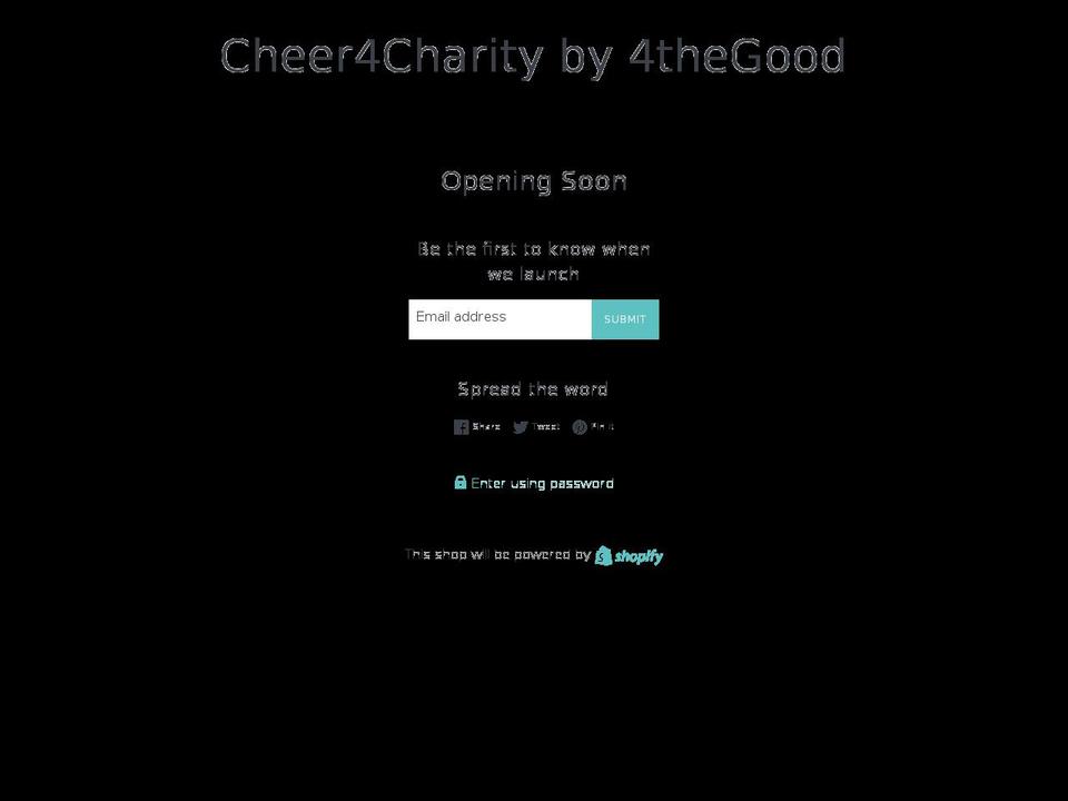 4thegood.com — Shopify storefront screenshot