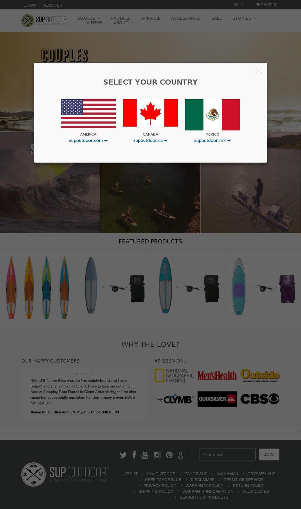 4theoutdoors.com shopify website screenshot