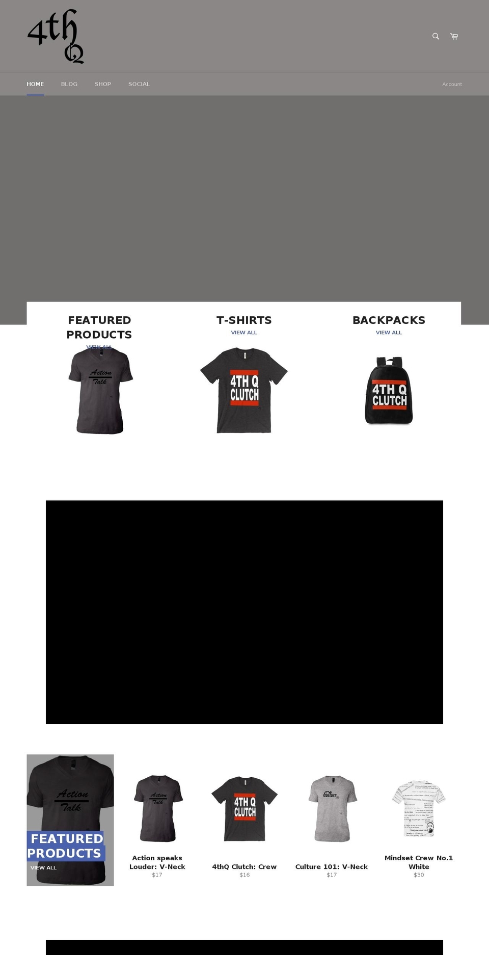 4thqclutch.com shopify website screenshot