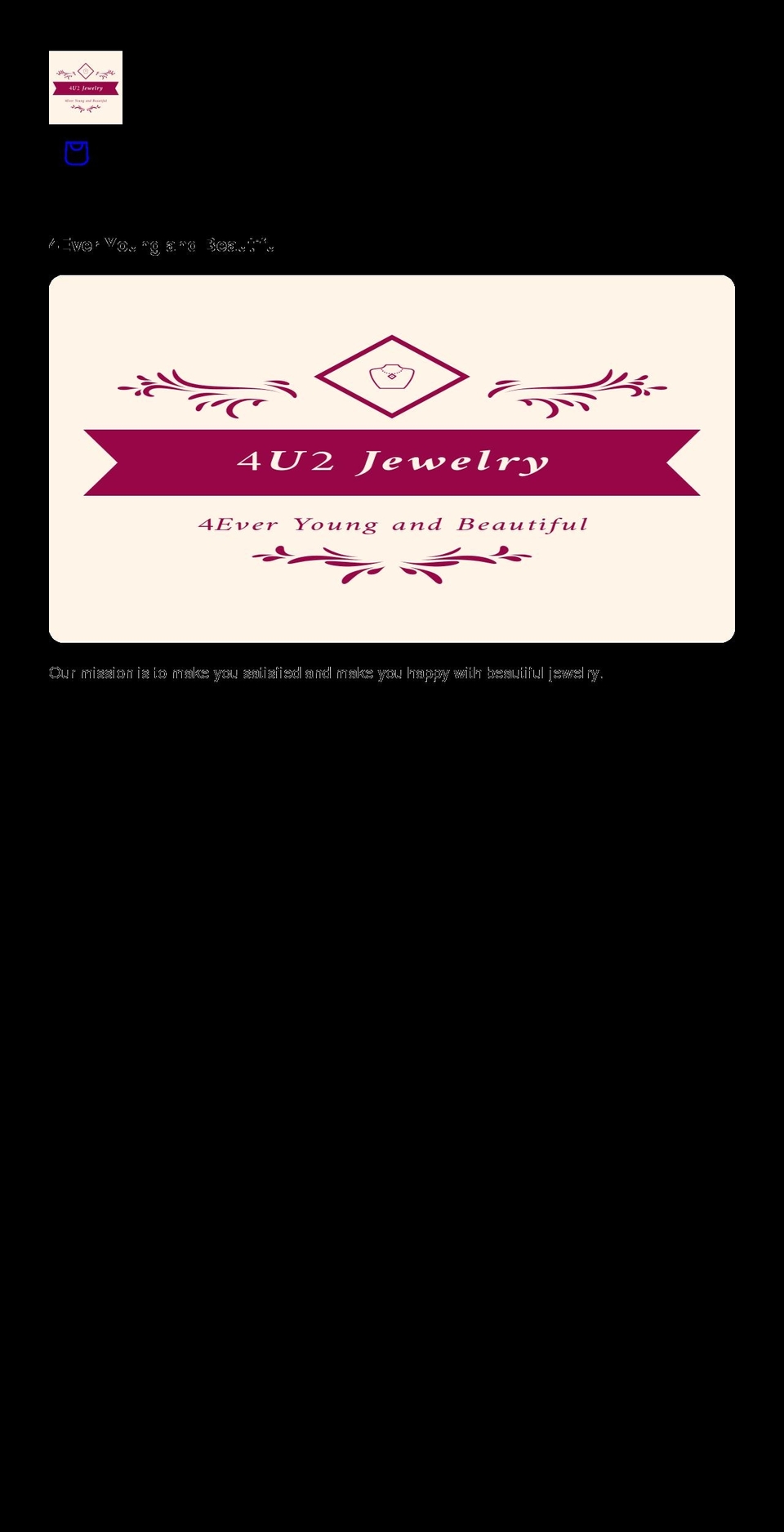 4u2jewelry.com shopify website screenshot
