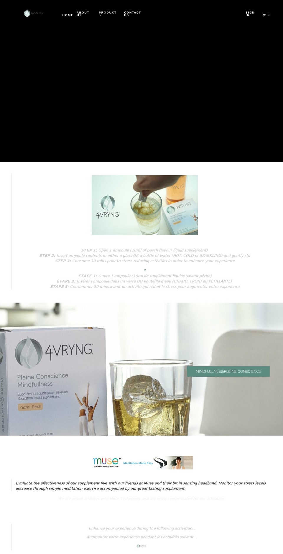 4vryng.com — Shopify storefront screenshot