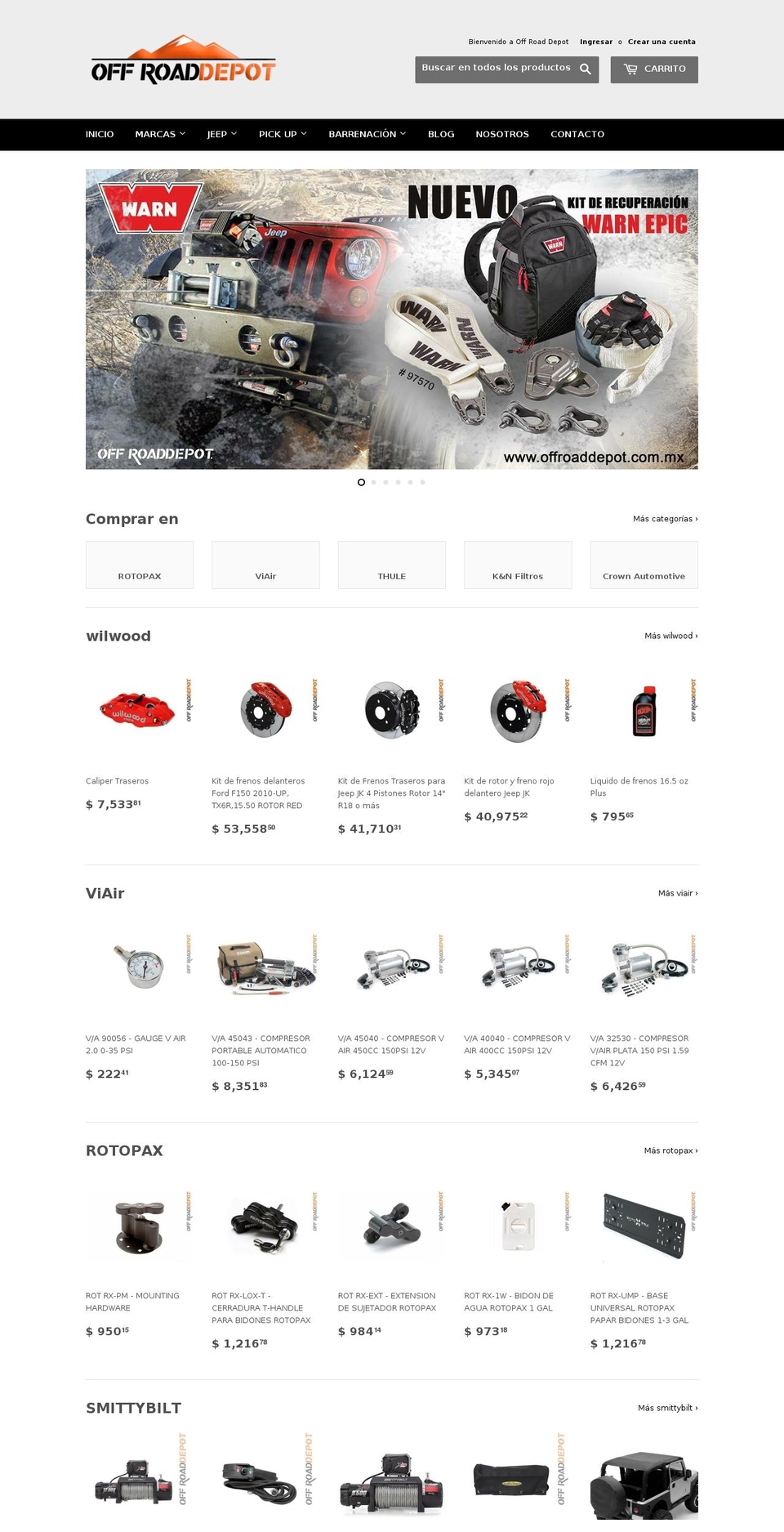 4wp.mx shopify website screenshot