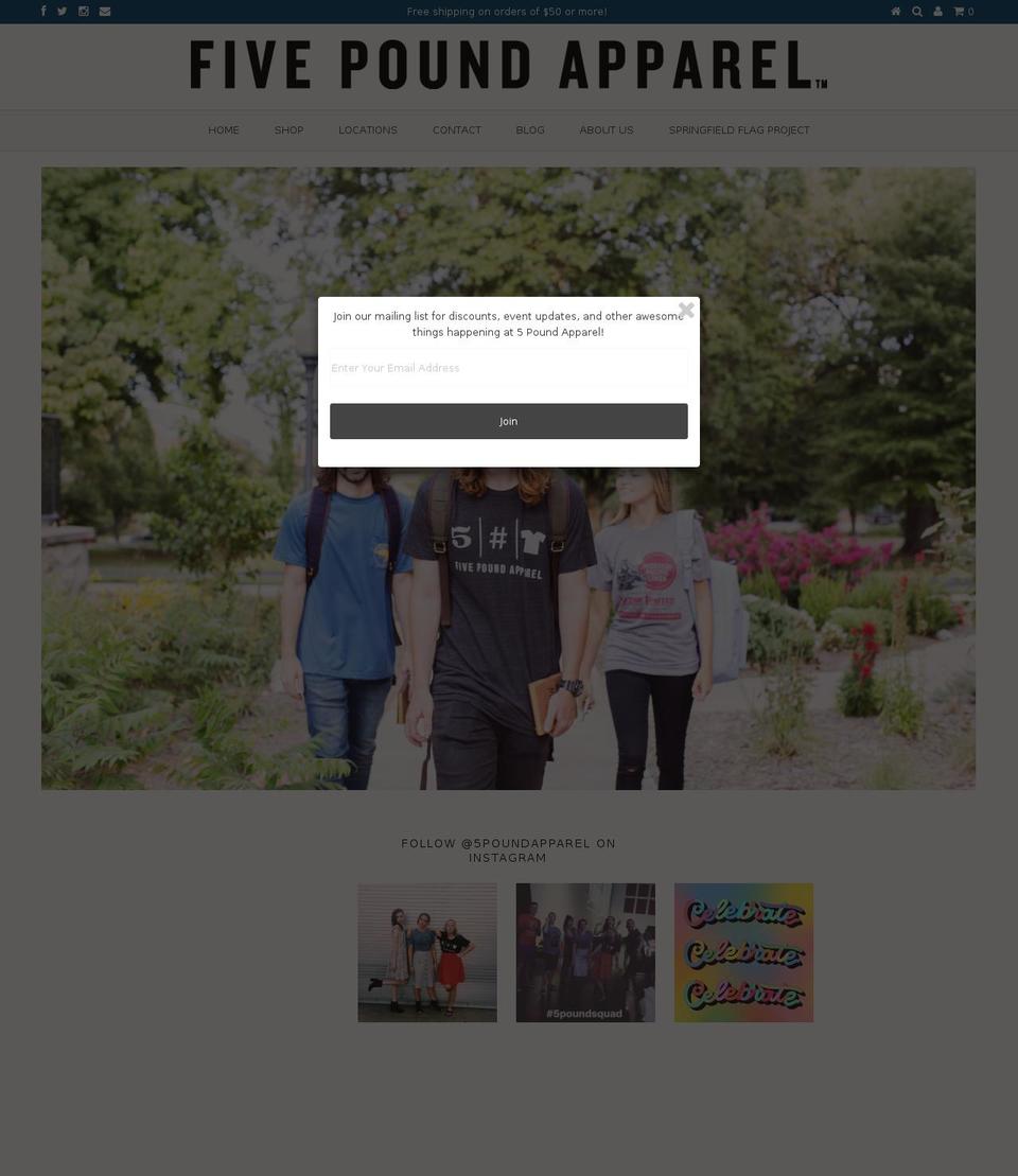 5-lb.com shopify website screenshot