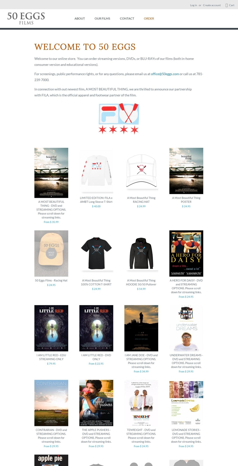 50-eggs.myshopify.com shopify website screenshot