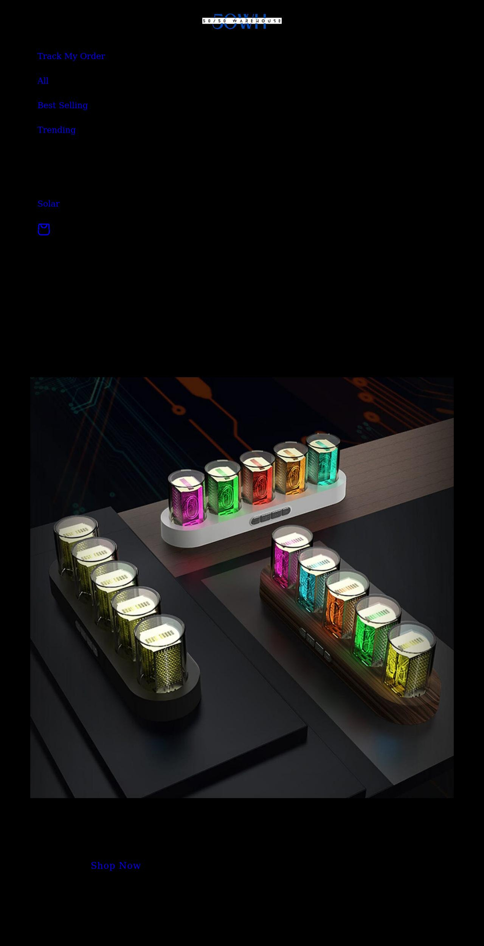 5050warehouse.com shopify website screenshot