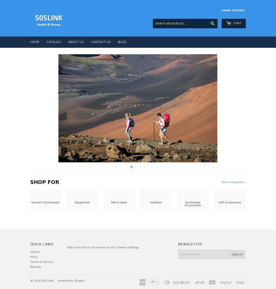 505link.com — Shopify storefront screenshot