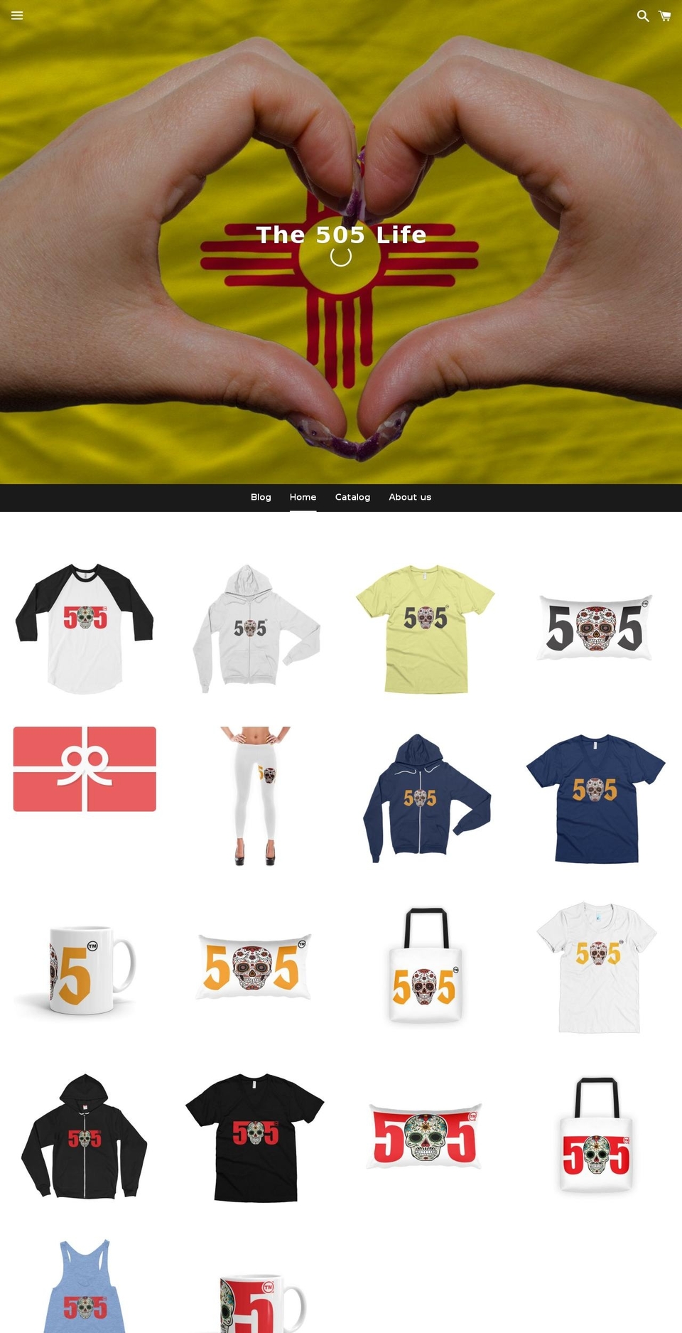 505tees.com shopify website screenshot