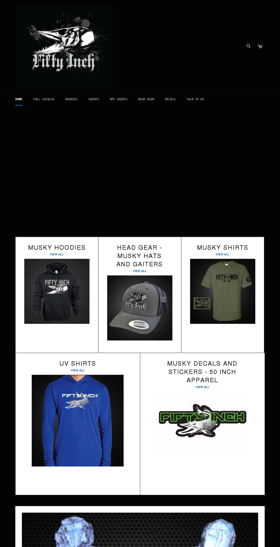 50inchcrew.com shopify website screenshot