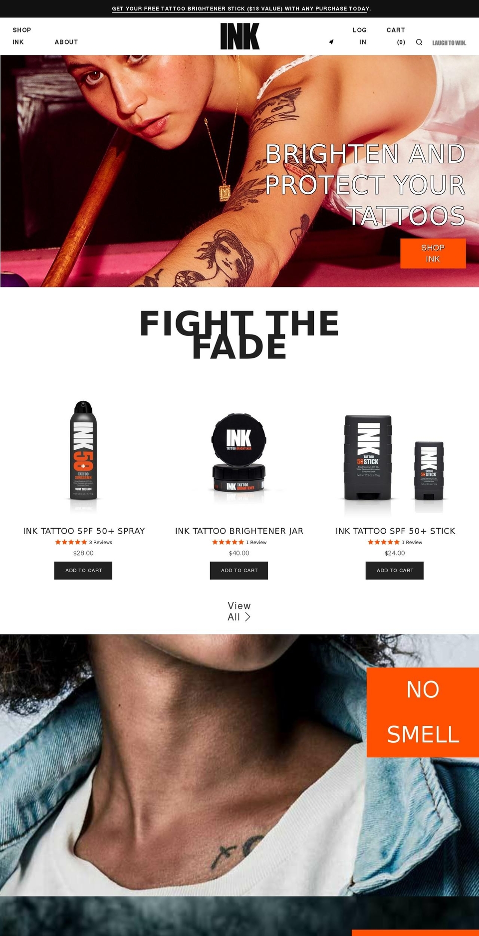 INK THEME Shopify theme site example 50stick.com