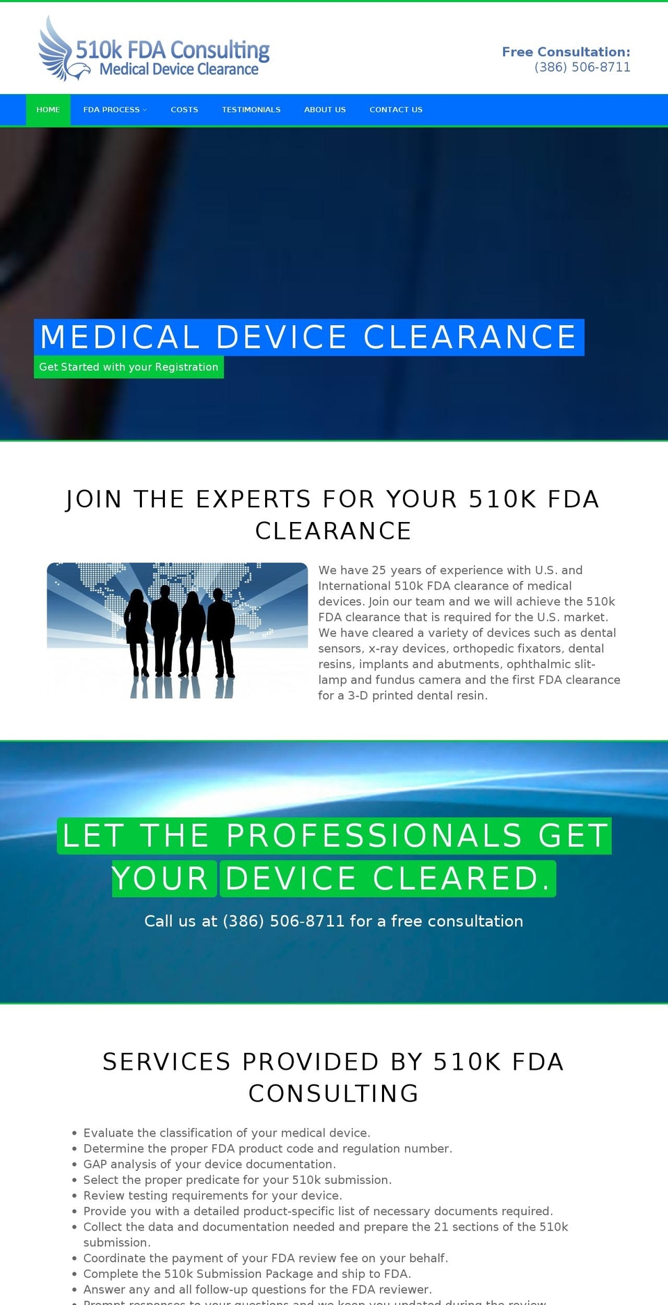 510kfda.com shopify website screenshot