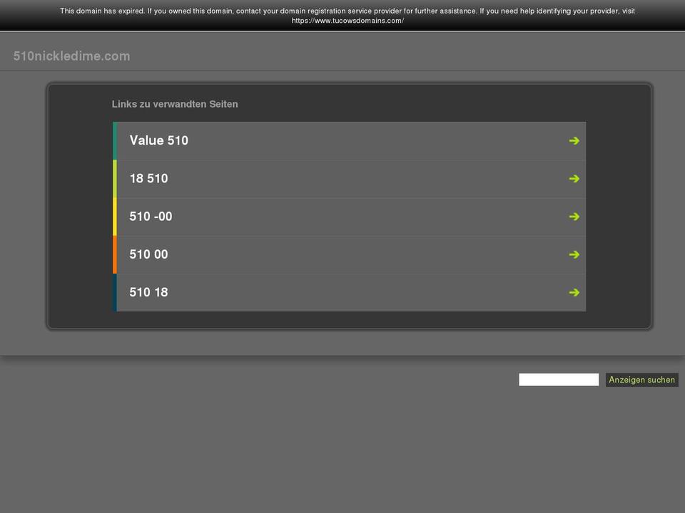 510nickledime.com shopify website screenshot