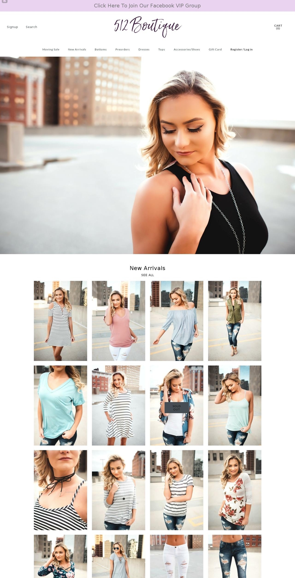 512boutique.com shopify website screenshot