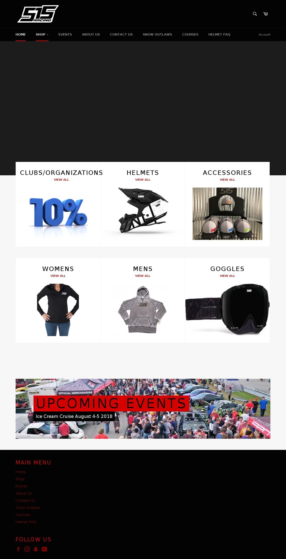 515racing.com — Shopify storefront screenshot