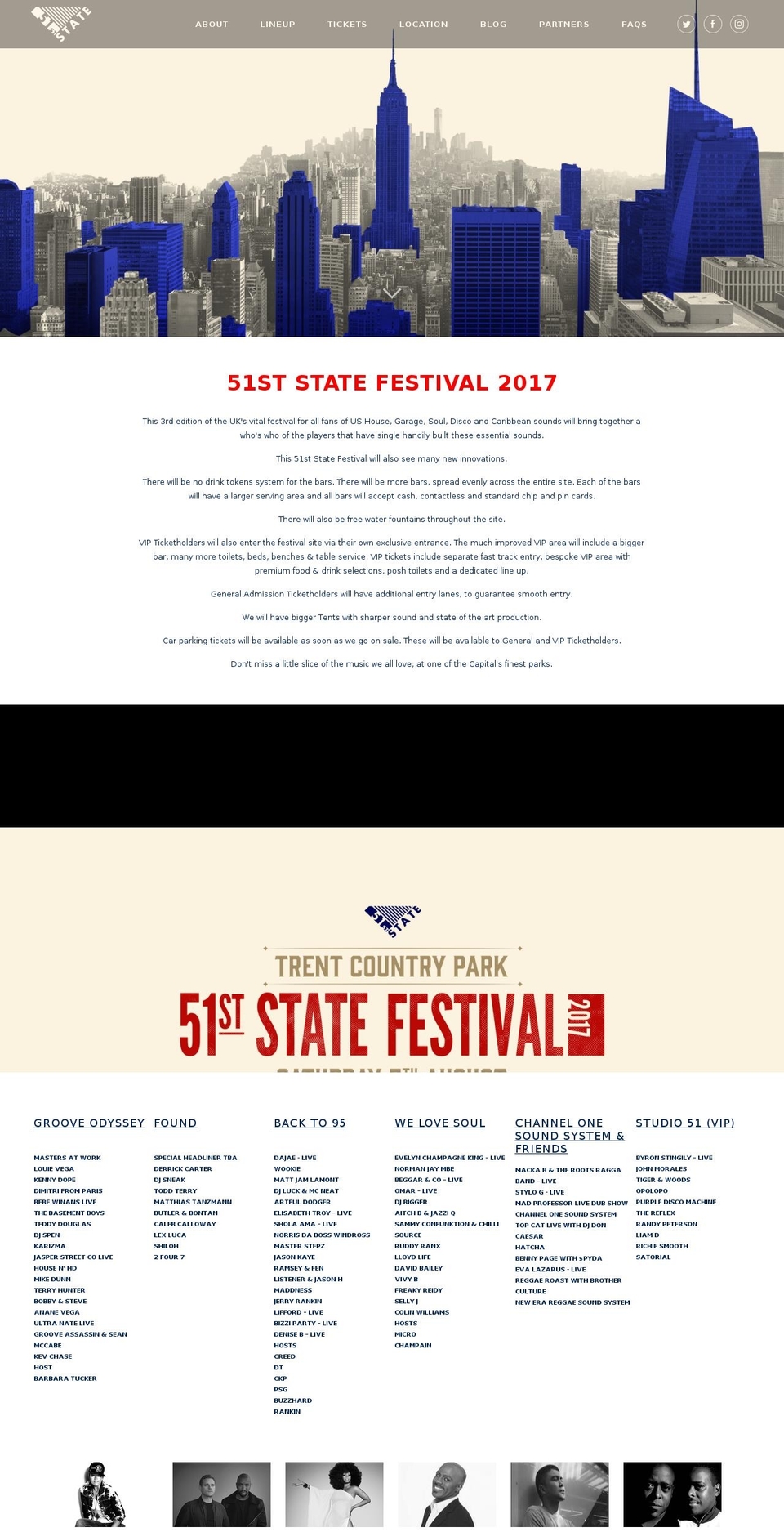 51ststatefestival.com shopify website screenshot