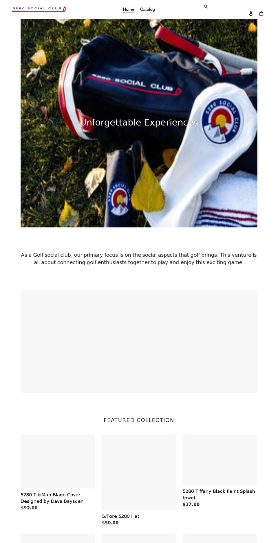 5280socialclub.com shopify website screenshot