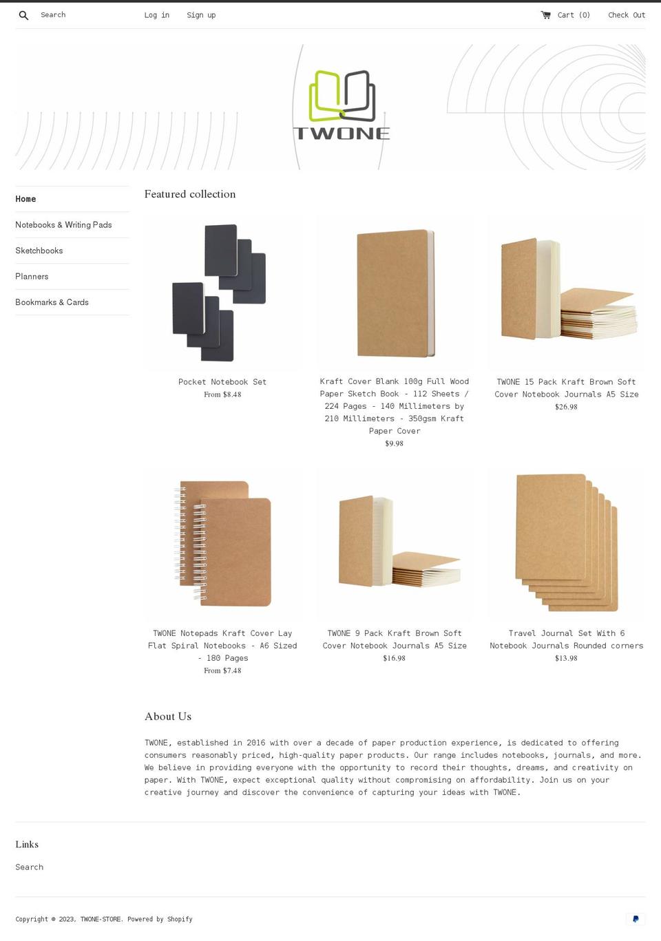 52twone.com shopify website screenshot