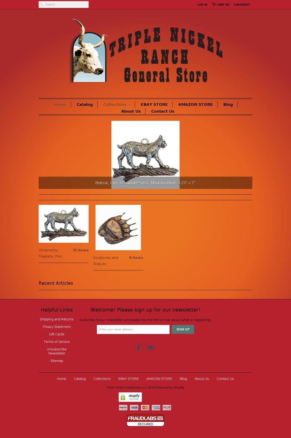 555generalstore.com — Shopify storefront screenshot