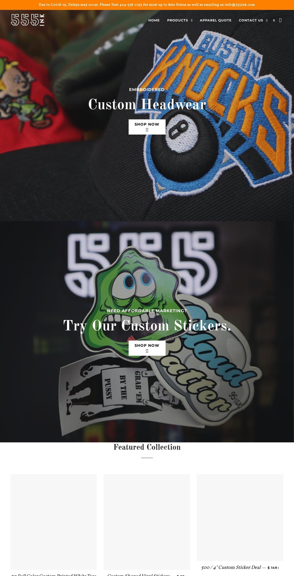 Black Friday stuffs C -  Jan Shopify theme site example 555stickers.myshopify.com