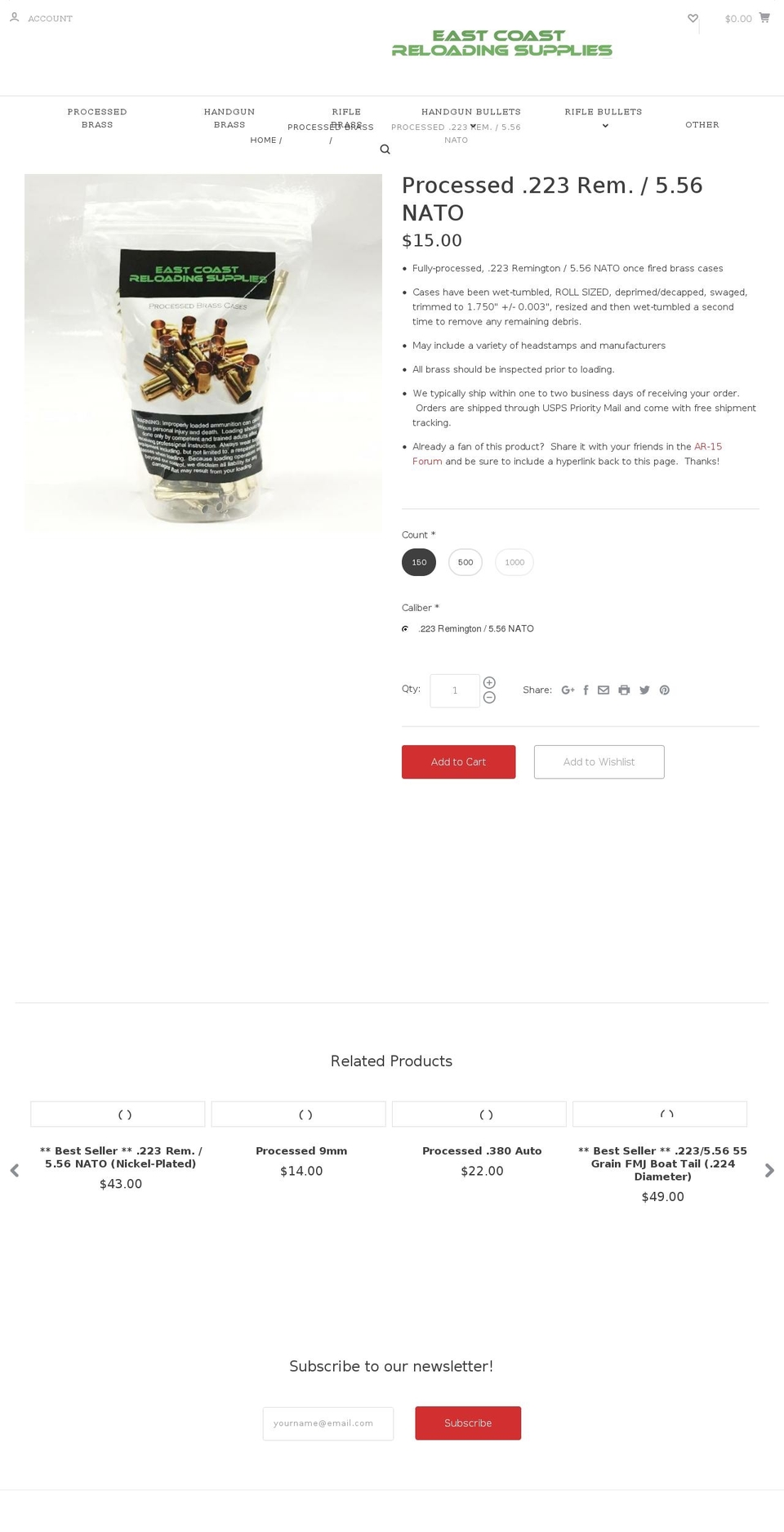 Mobila Shopify theme site example 556brass.com