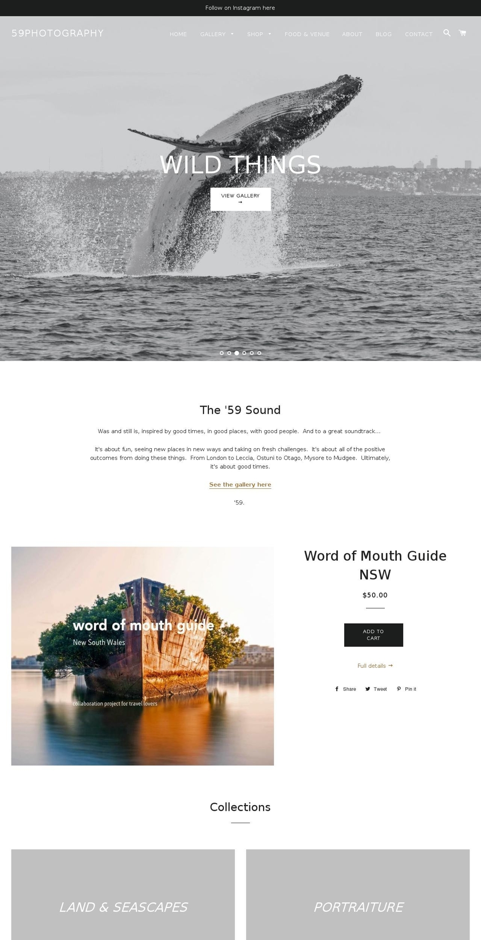 59photography.com — Shopify storefront screenshot