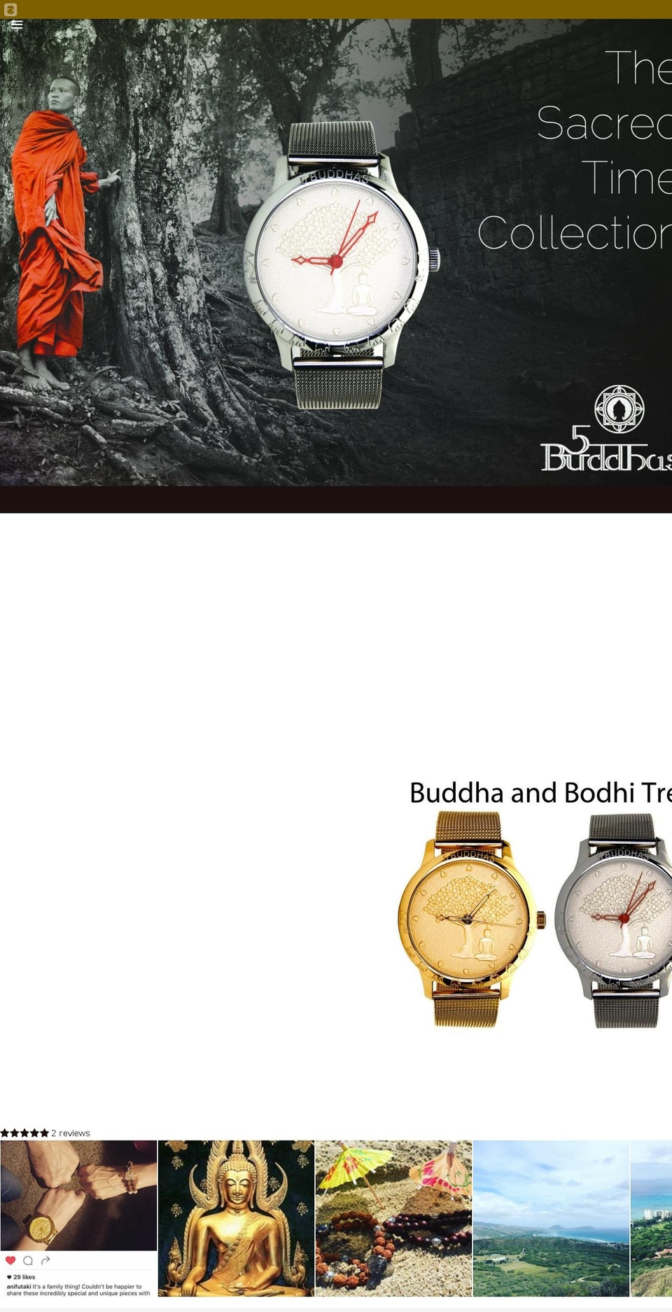 5buddhas.com shopify website screenshot