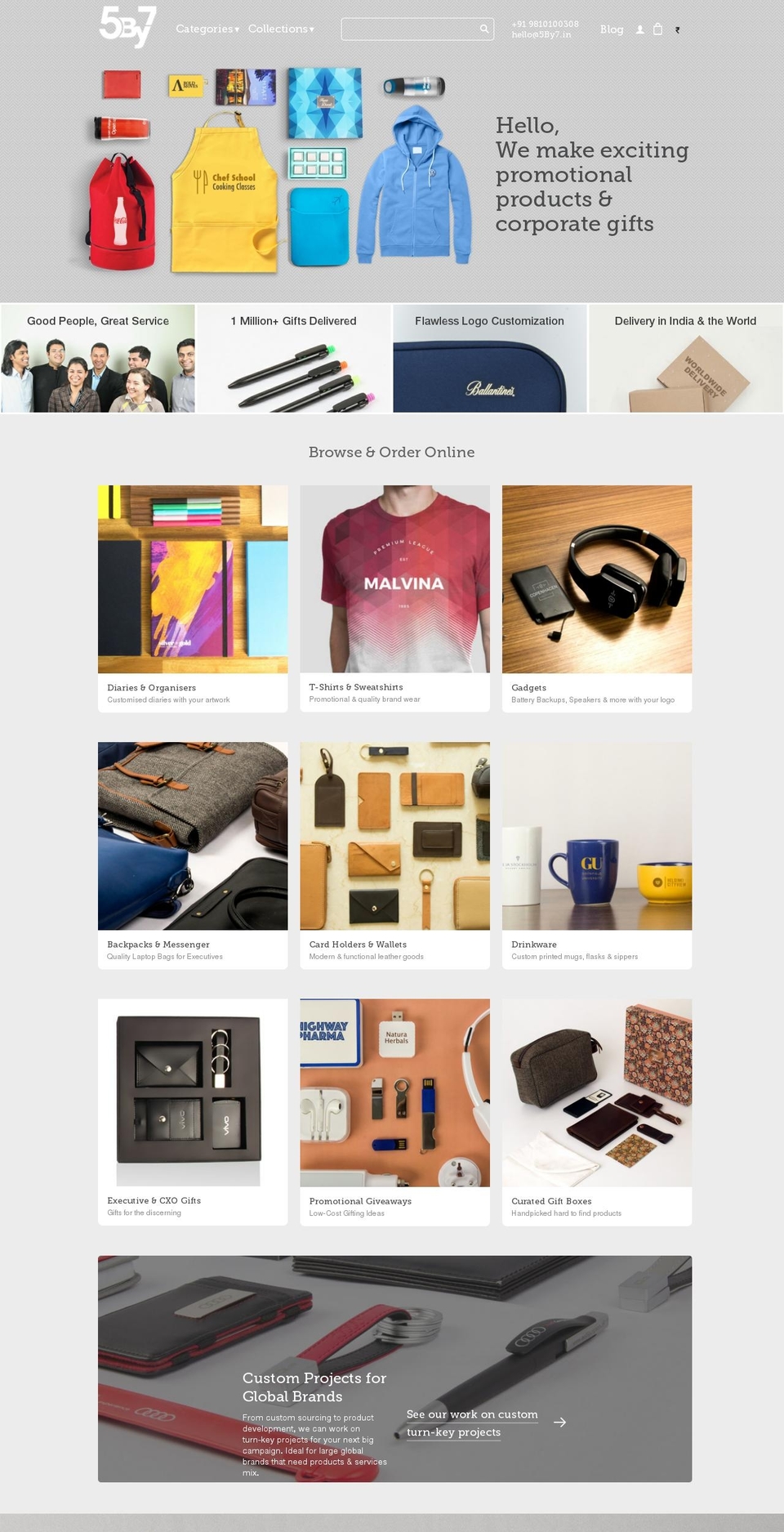 5by7.fr shopify website screenshot