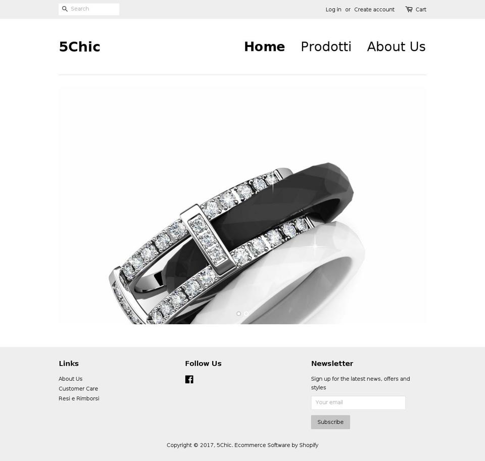 5chic.com shopify website screenshot