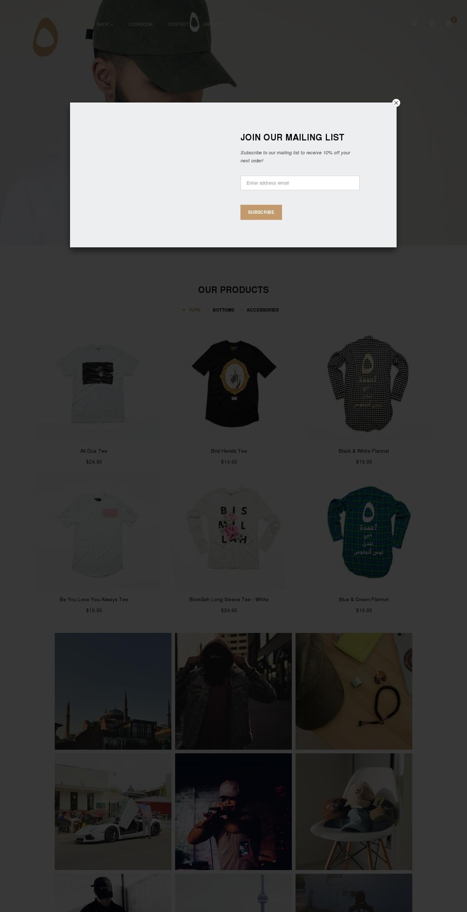 Broadcast Shopify theme site example 5ivepillars.co