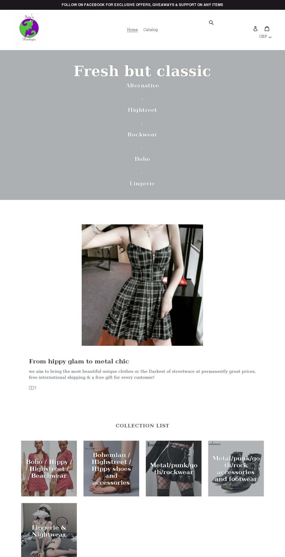 5ivesboutique.com shopify website screenshot