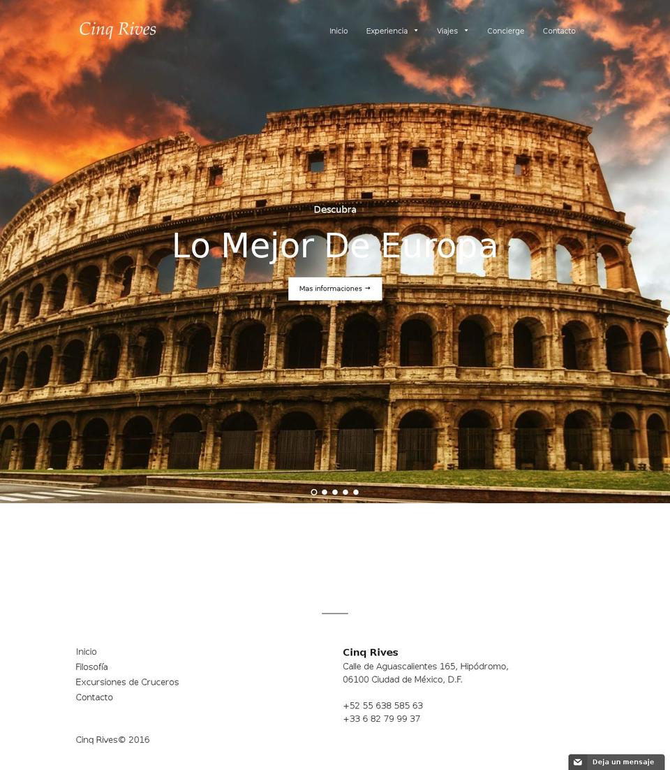 5rives.com — Shopify storefront screenshot