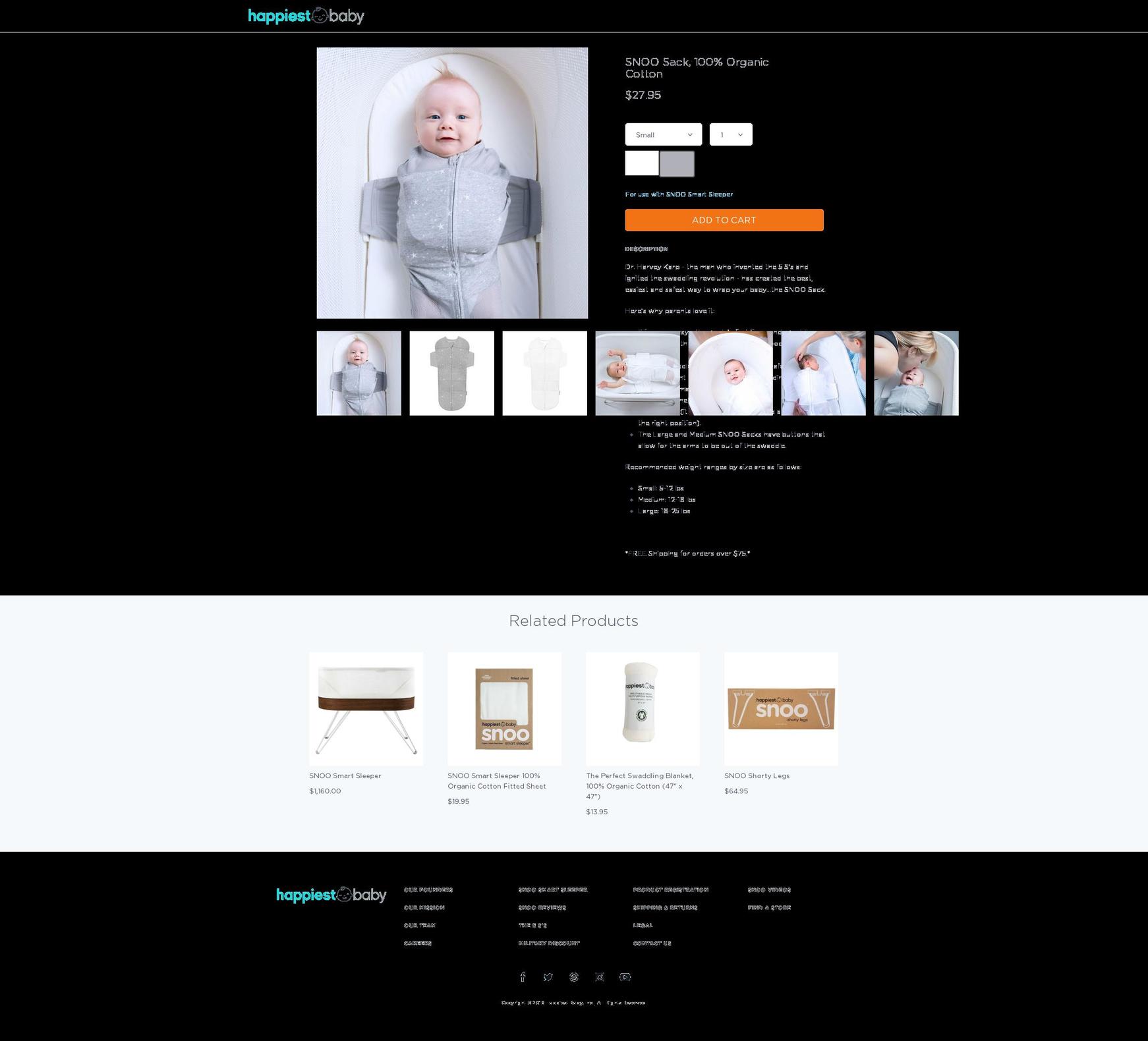 Aug 18-19 Promo Shopify theme site example 5secondswaddle.com