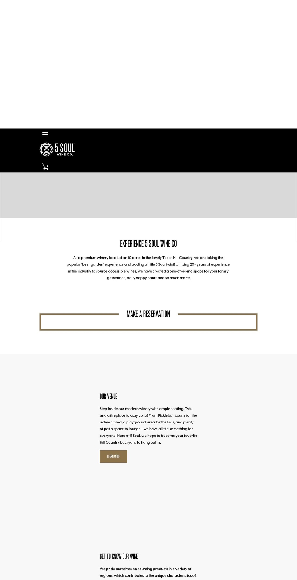 5soulwine.com shopify website screenshot