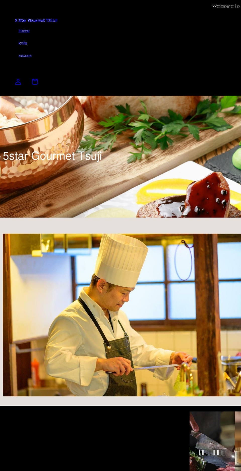 5star-gourmet-tsuji.com shopify website screenshot