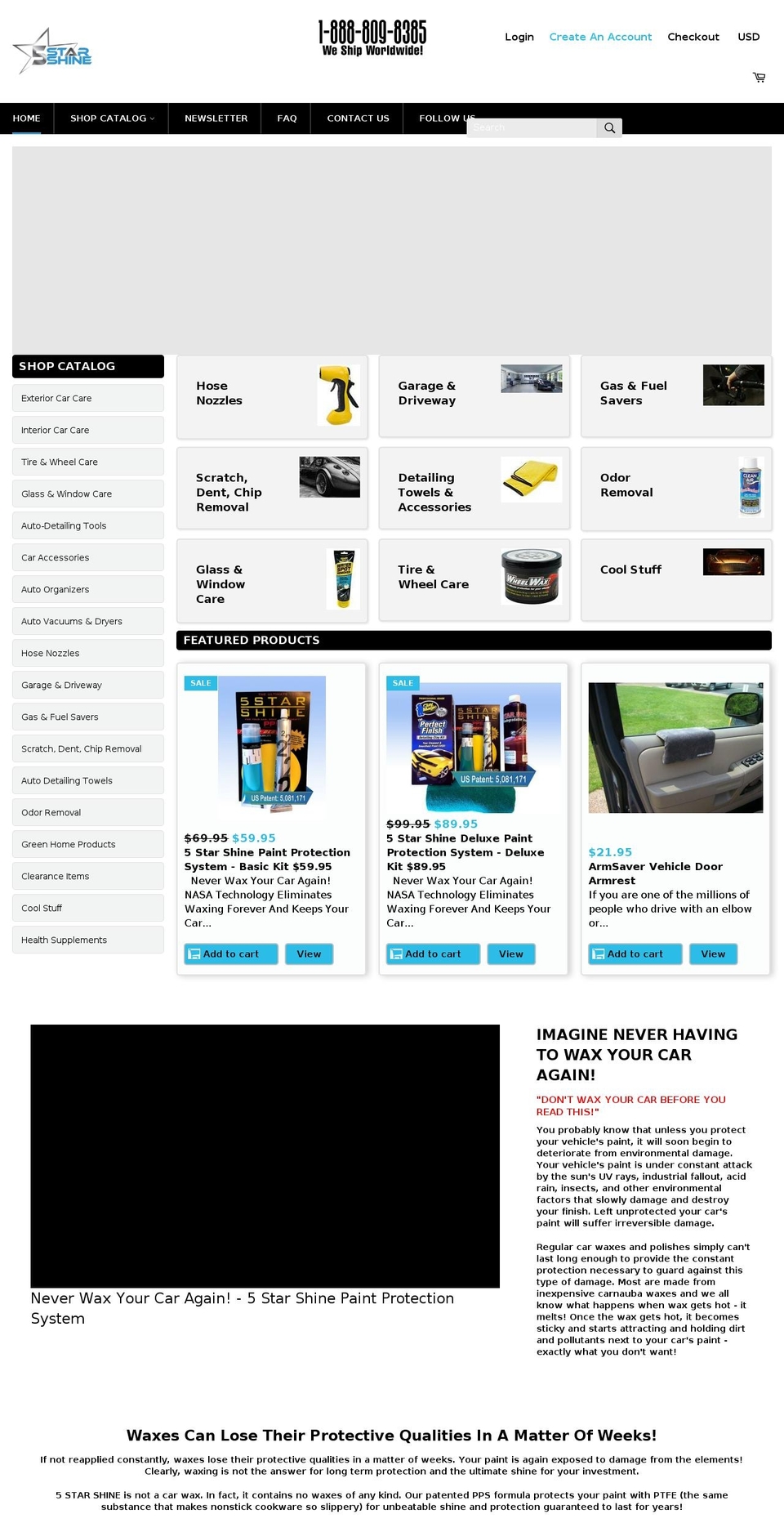 Copy of venture Shopify theme site example 5starshine.com