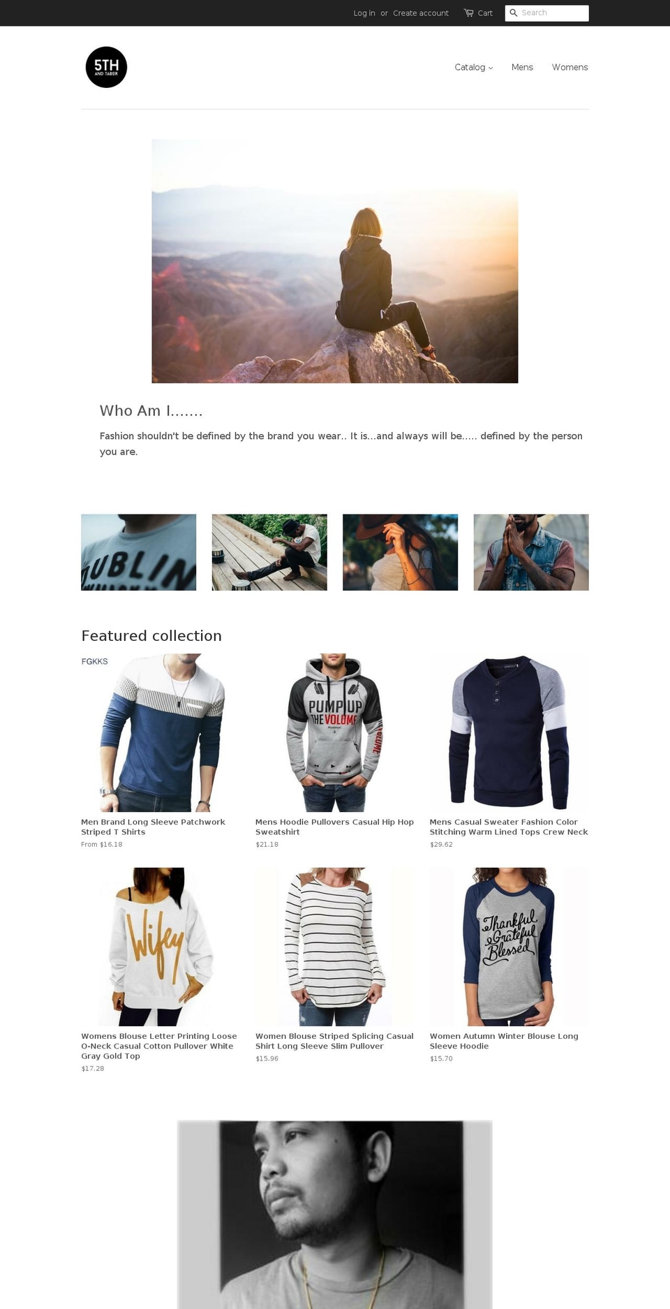 5thandtabor.com — Shopify storefront screenshot
