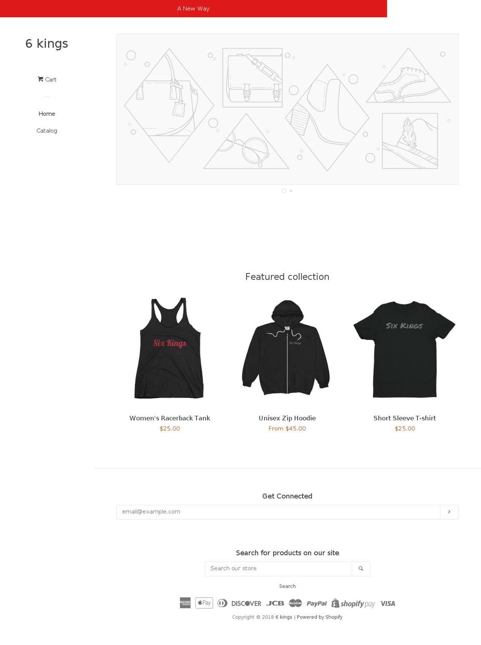 6-kings.com — Shopify storefront screenshot