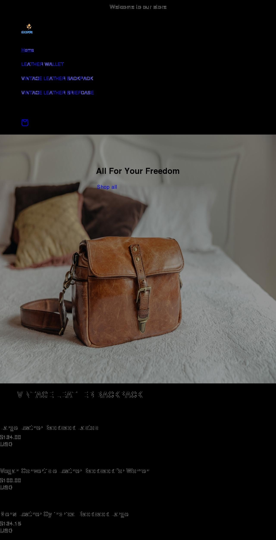 600store.com shopify website screenshot