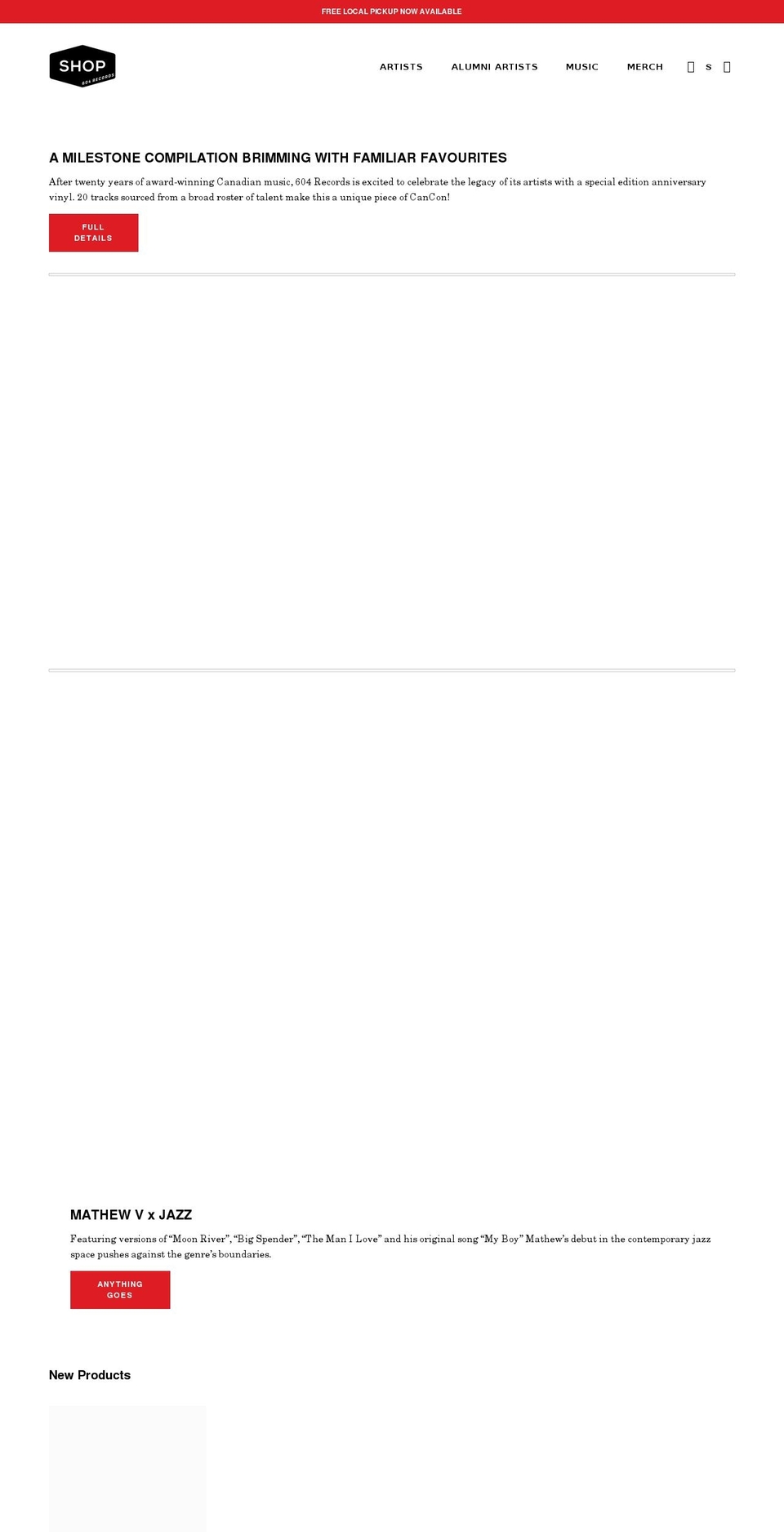 604shop.com shopify website screenshot