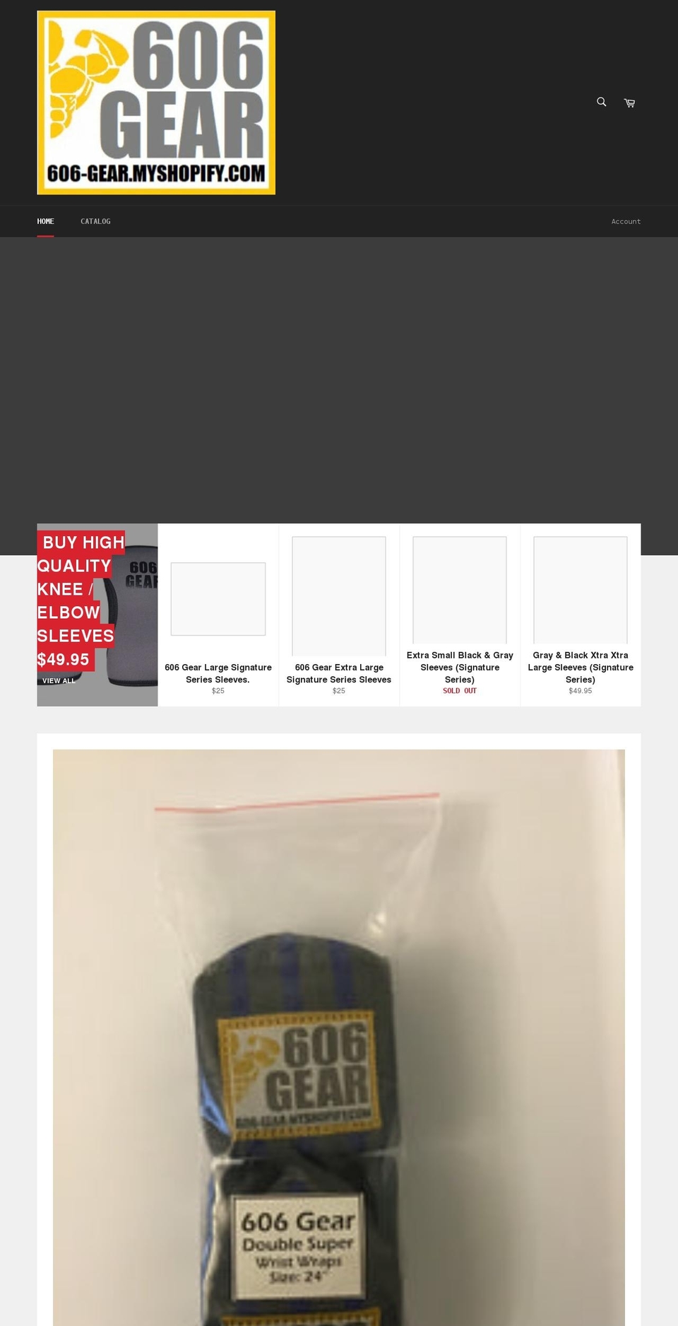 606gymgear.com shopify website screenshot