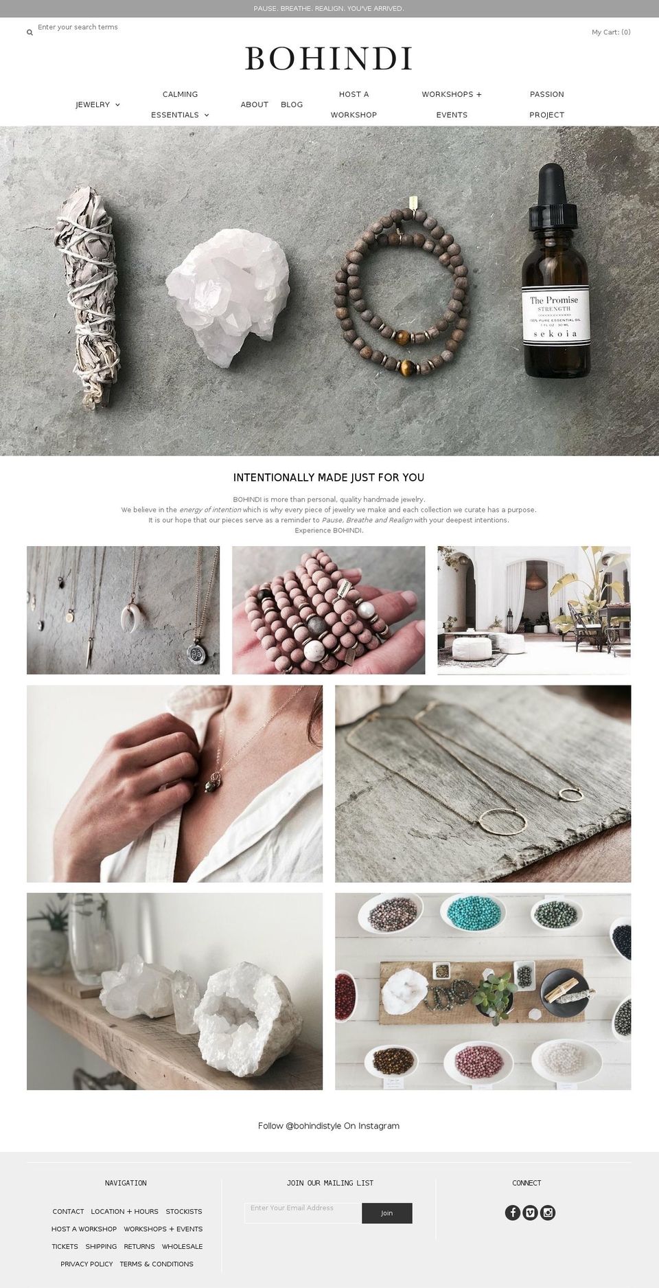 614jewelry.com — Shopify storefront screenshot