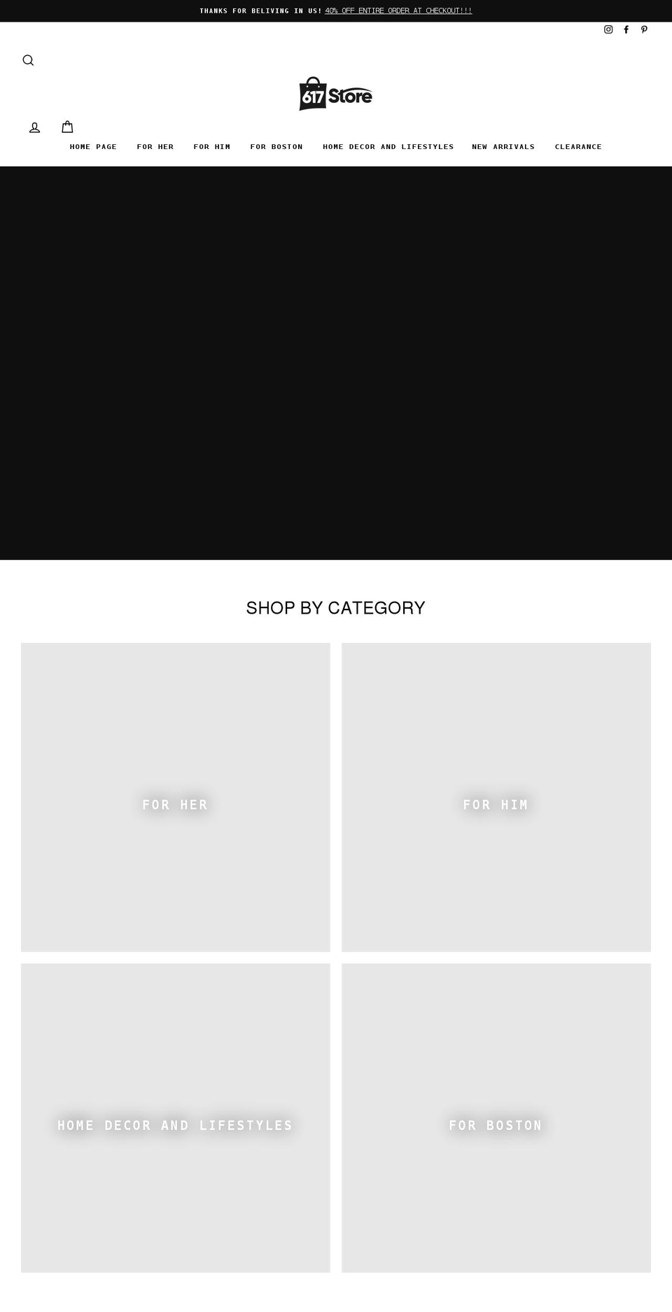 617store.com shopify website screenshot