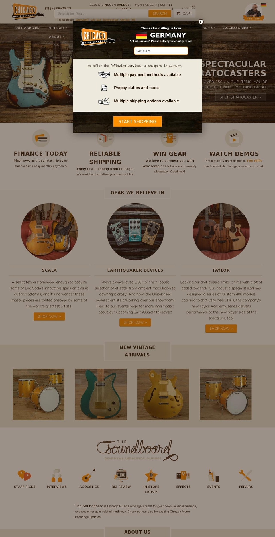 Chicago Music Exchange V6 (Bundling Capability) Shopify theme site example 63tele.com