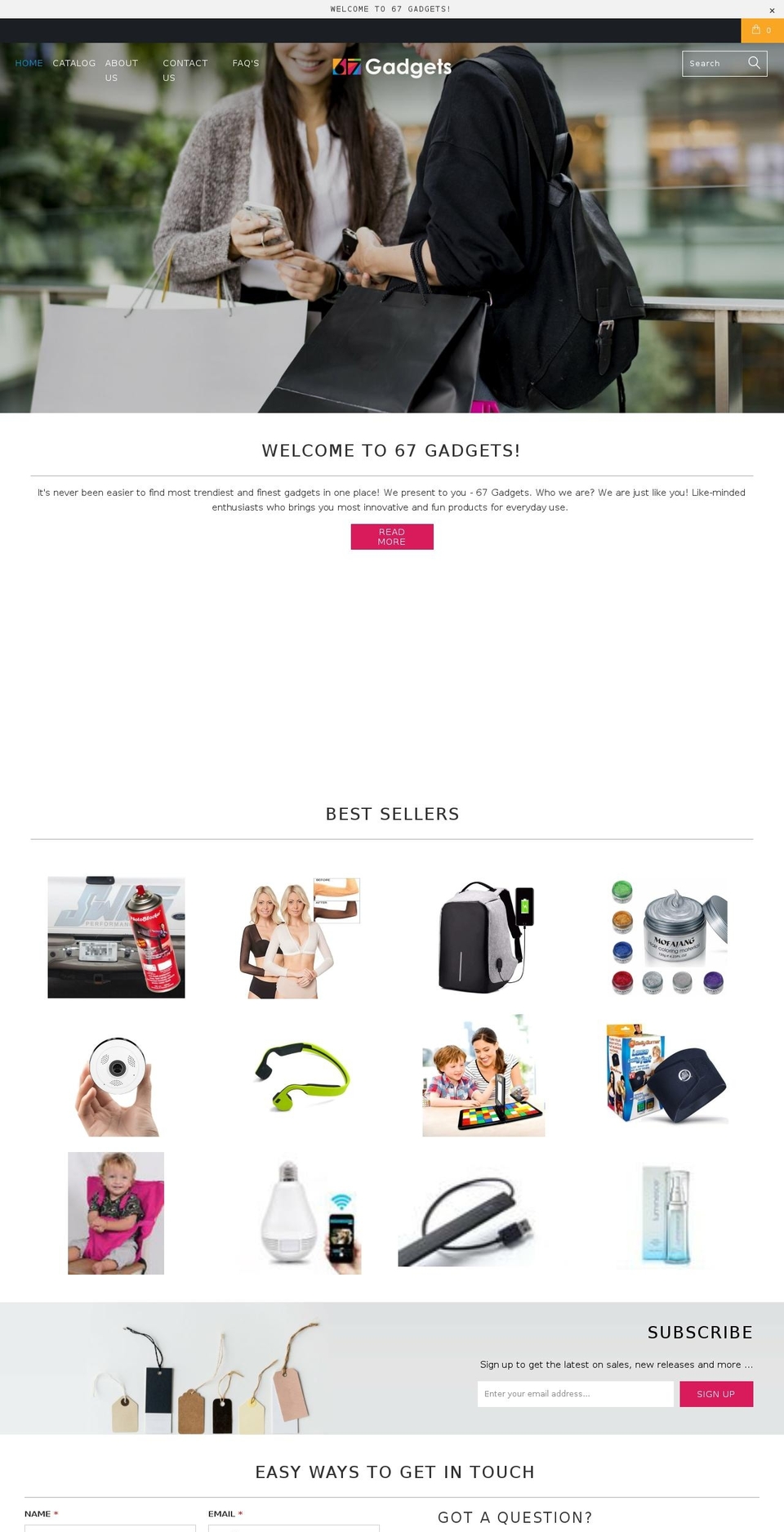 67gadgets.com — Shopify storefront screenshot