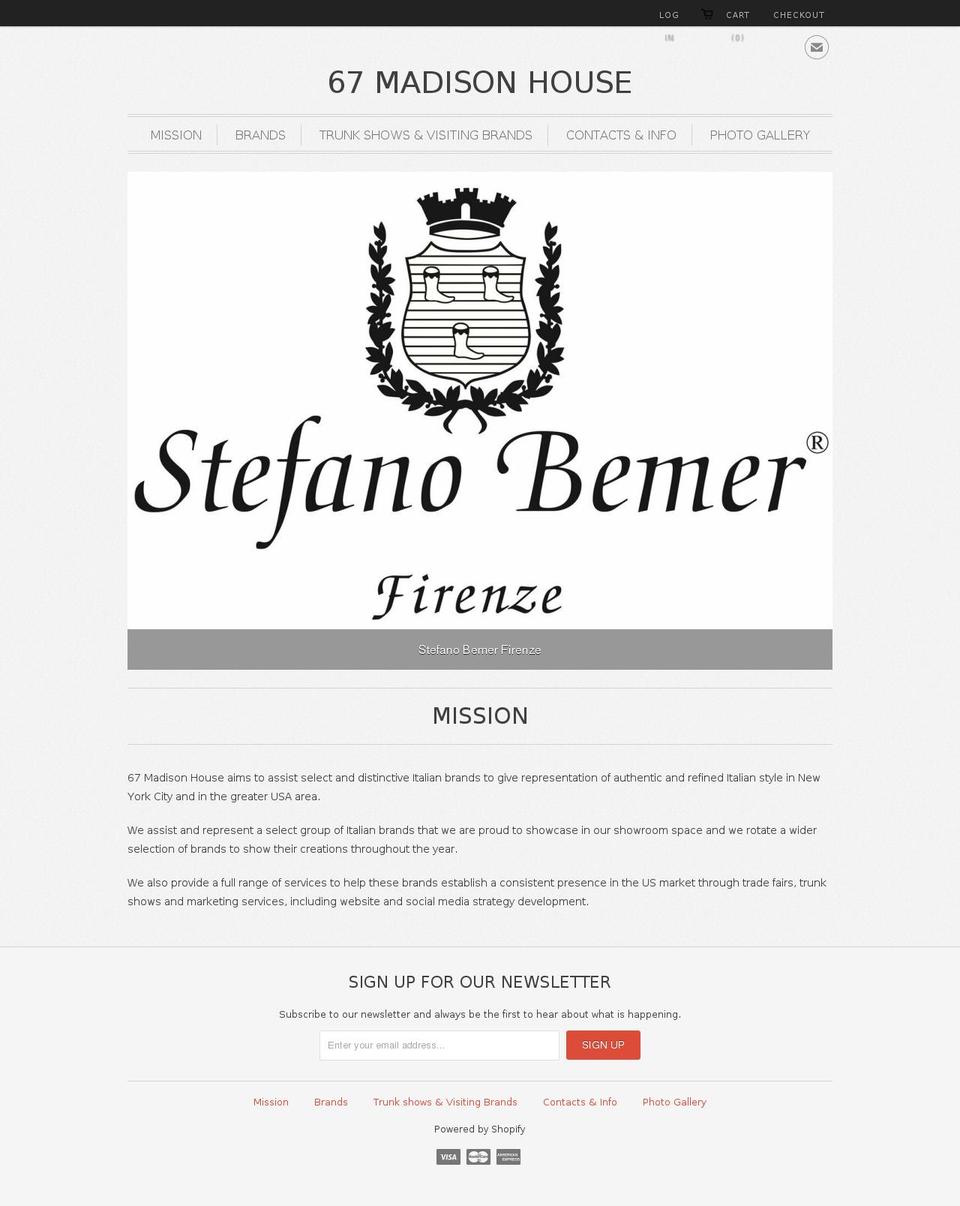 67madisonhouse.com shopify website screenshot