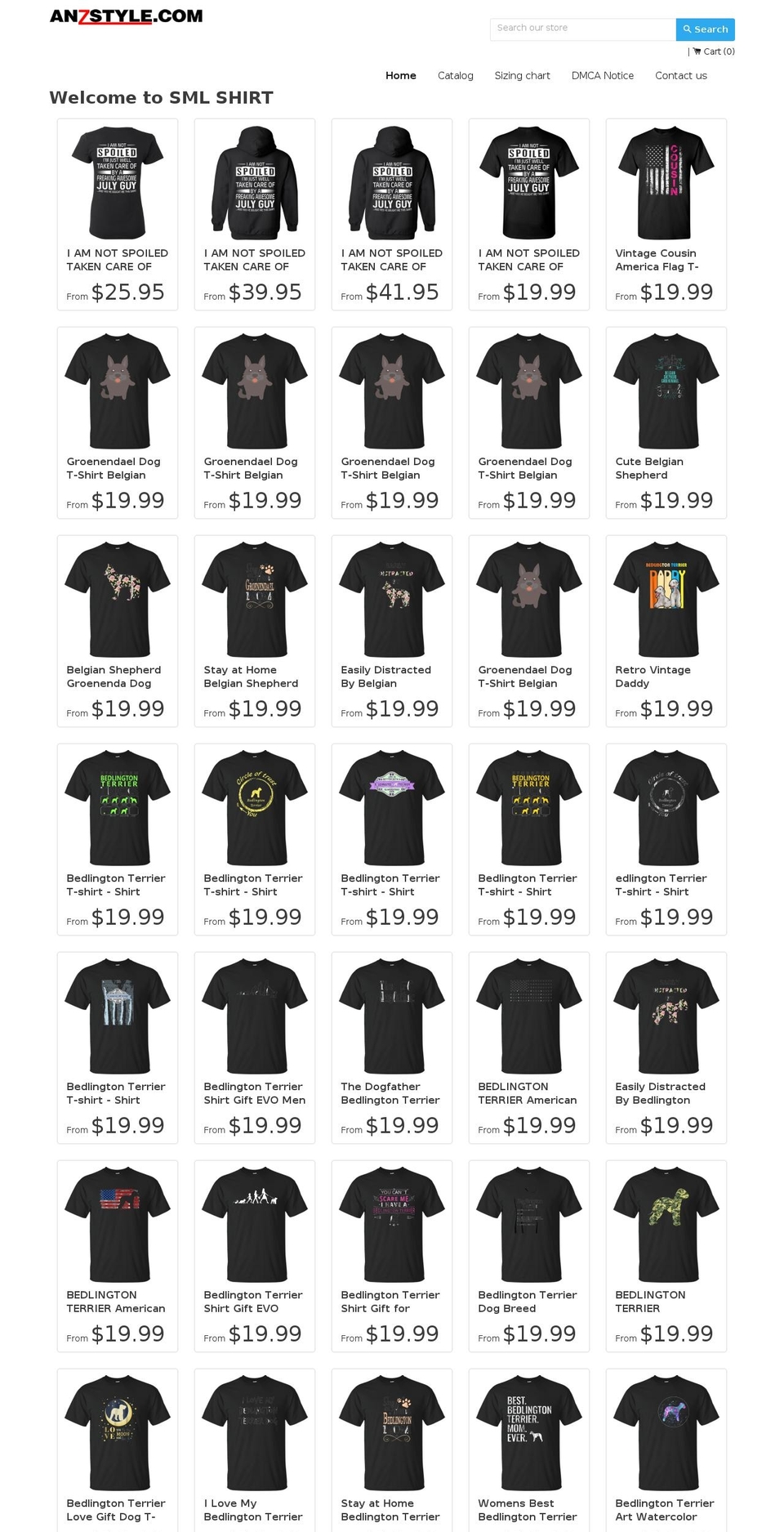 68tee.com shopify website screenshot