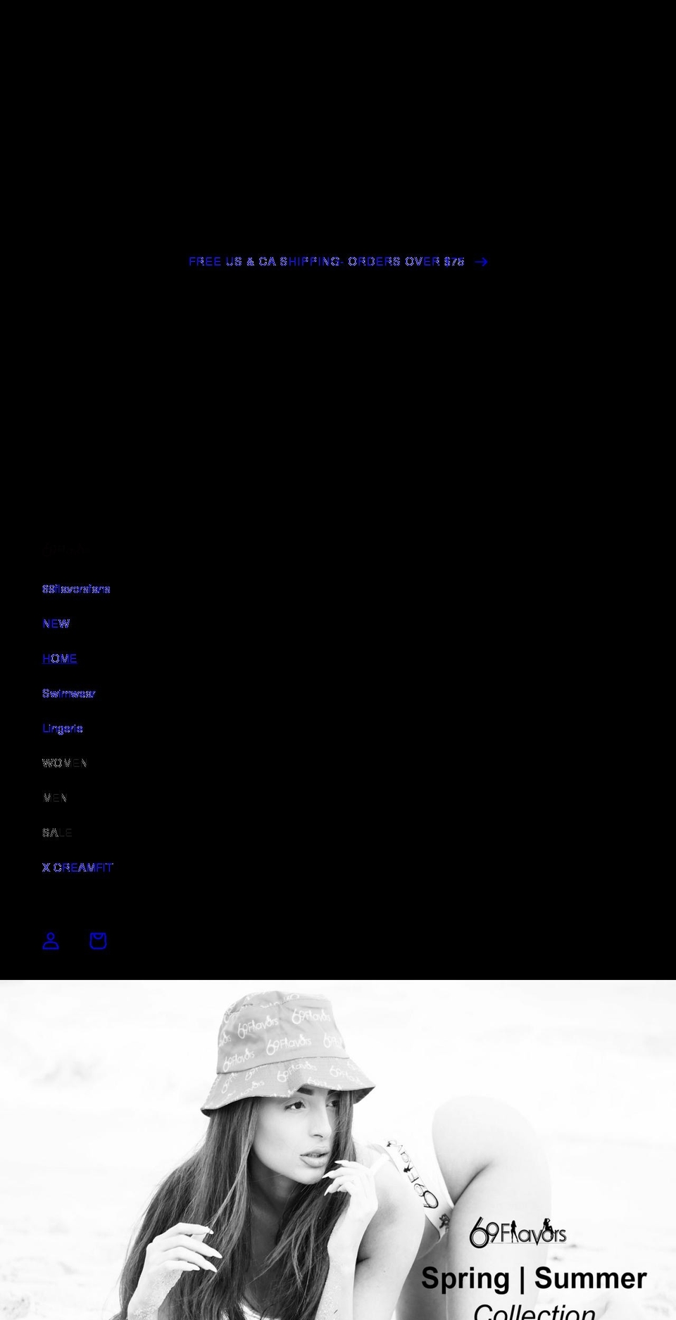 69flavors.net shopify website screenshot
