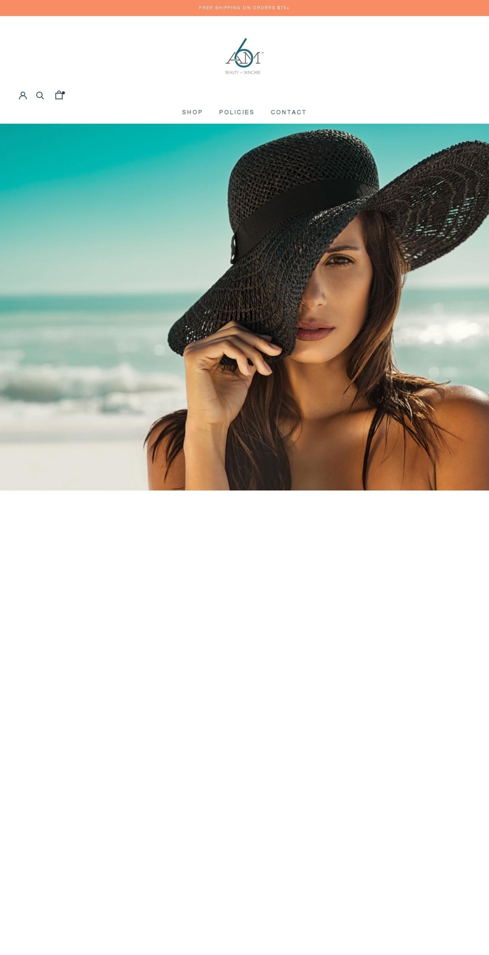6ambeauty.com shopify website screenshot
