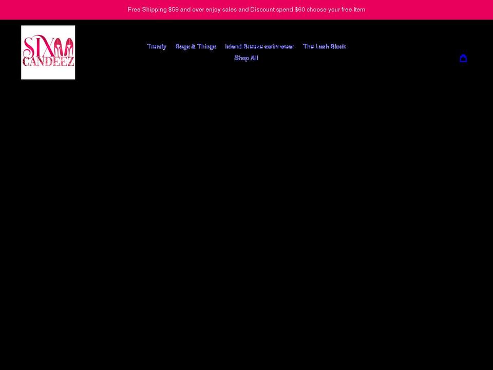 6candeez.com shopify website screenshot