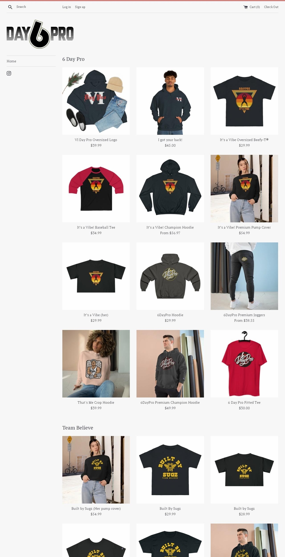 6daypro.com shopify website screenshot